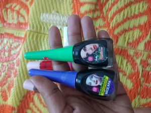 1 Mac Lipstick, Eyeliner,Mascara,2 Nail paint,