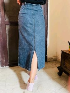 A Cute Denim Skirt.