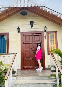 Hot Pink Top And Dress Combo For Roshni