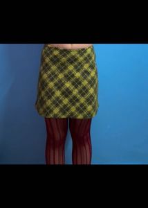 Plaid Mini Skirt