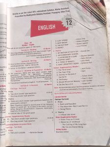Vidya Question Bank Class 12 English