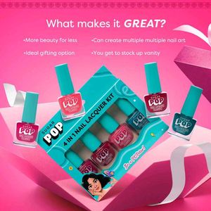 SUGAR POP4 In 1 Nail Lacquer Kit - 03 Radiant Rain