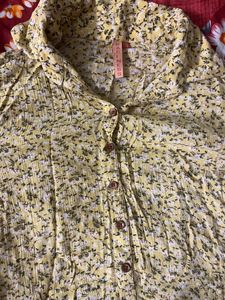 Beautiful Flower Print Kurta