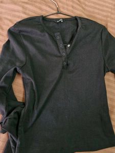 Black Long Sleeve Top