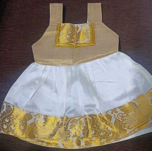 Baby Girl Kasavu Frock