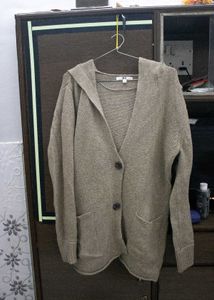 Cozy Hooded Knit Cardigan