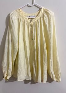 Yellow Long Sleeve Top