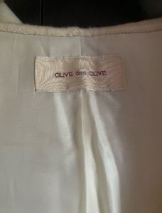 Off White hooded overcoat