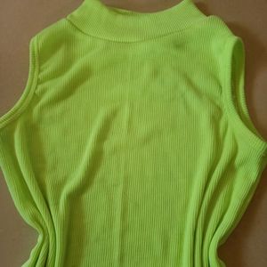 Neon halter Neck Top