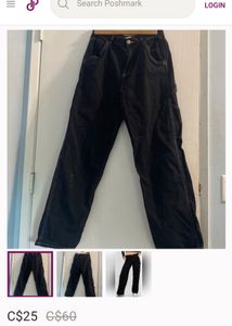 Black Carpenter Pants