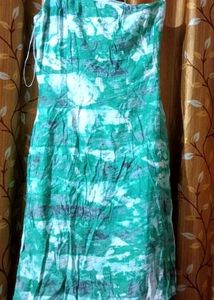 Green One-Shoulder Dress