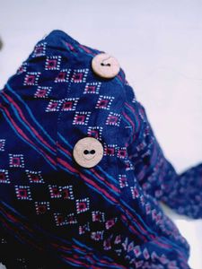 new Blue Printed Kurta