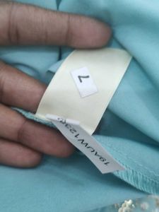 W Brand Cyan Color Kurti