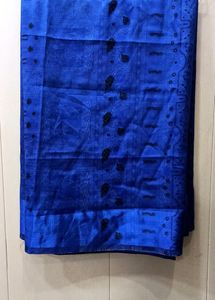 Royal Blue Silk Saree (Women)