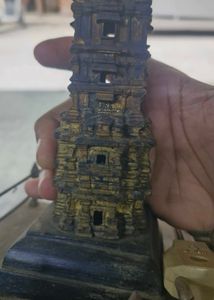 vintage brassTemple Showpiece with Lights