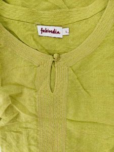 Cotton Jackquard Kurta And Shalwar