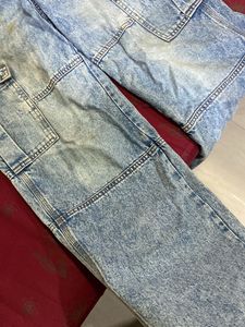 High Waisted H&amp;m Cargo Jeans💙🎞️