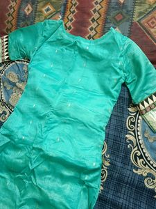 Beutiful Cyan Colour Dress For Women Only Rs 200