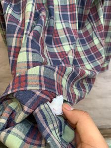 korean Vintage Plaid Flannel Shirt