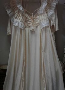 Ivory Lace Trim Slip Dress