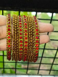 Red Stone Bangle