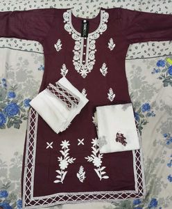 Embroidered Kurta Set