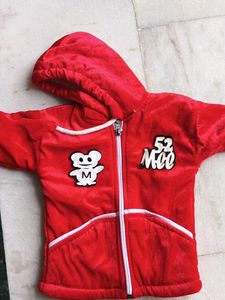 Red Fleece Kids Pajama Set