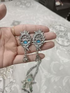 Oxidised Silver Set