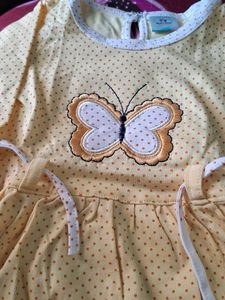 Kid Girls  Frock  ( 6 To 9 Months)