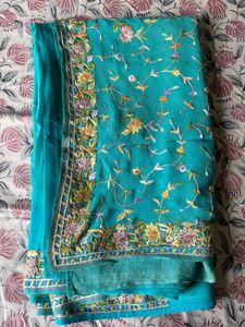 pure goergette parsi gara saree