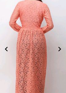 Lace Tunic Side Slit Top