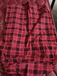 Red Plaid Flannel Shirt