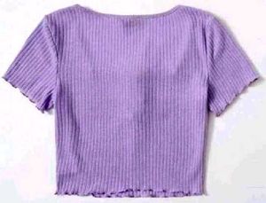 LAVENDER CROP TOP