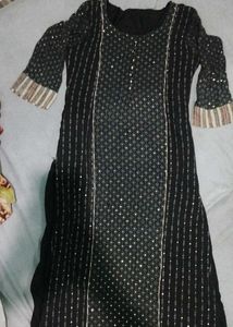 Elegant Black Kurta Set