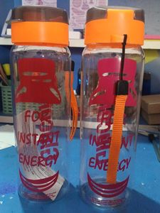 2 'For That Instant Energy' Water Bottles