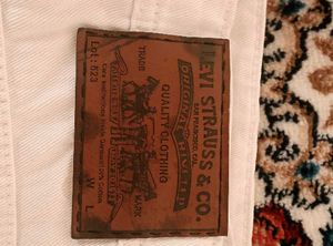 Levi&#39;s Originals White Jeans..