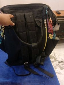 Floral Leaf Diaper Bag