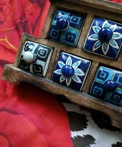 Wooden / Ceramic Drawer Organizer No Coins