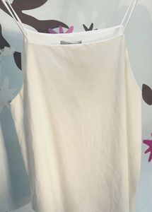 White Spaghetti Strap Tank Top