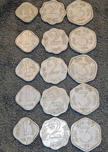 1,2,3 Paise Coins Set For Kids (15 Pcs)