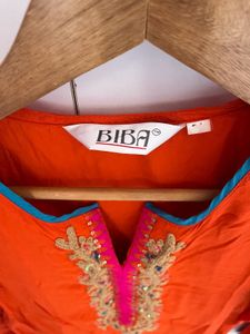 Biba Embroidered Kurta