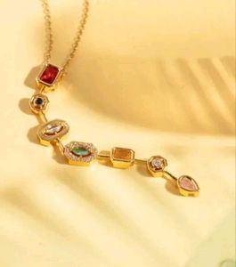 Luna Gemfall Necklace Anti Tarnish