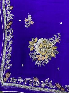 Dabka,zari,sequence Work Suit