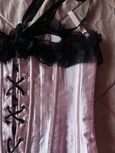 PINK BOW LACE CORSET 🎀( rare find )