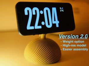 Mega Safe Charger Stand 3d printed