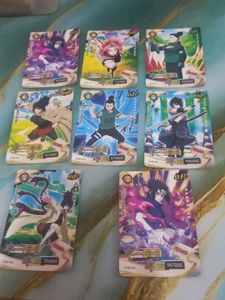 Naruto Collectible Cards - Set of 8