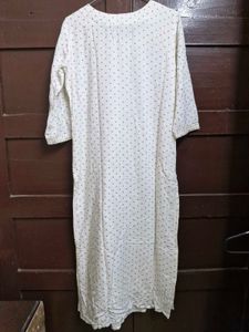 Elegant Floral Print Kurta
