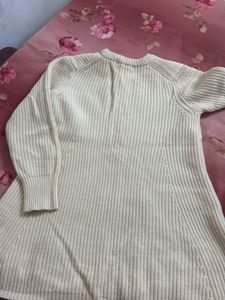 Cream Knit Dress