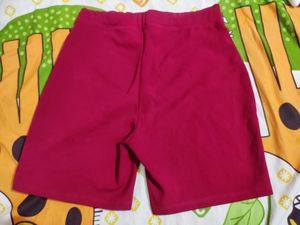 Maroon Cycling Shorts