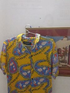 Zara Shirt With Boho Print